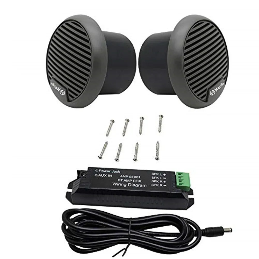 Herdio 160W 3 Inch Marine Boat Waterproof Speakers
