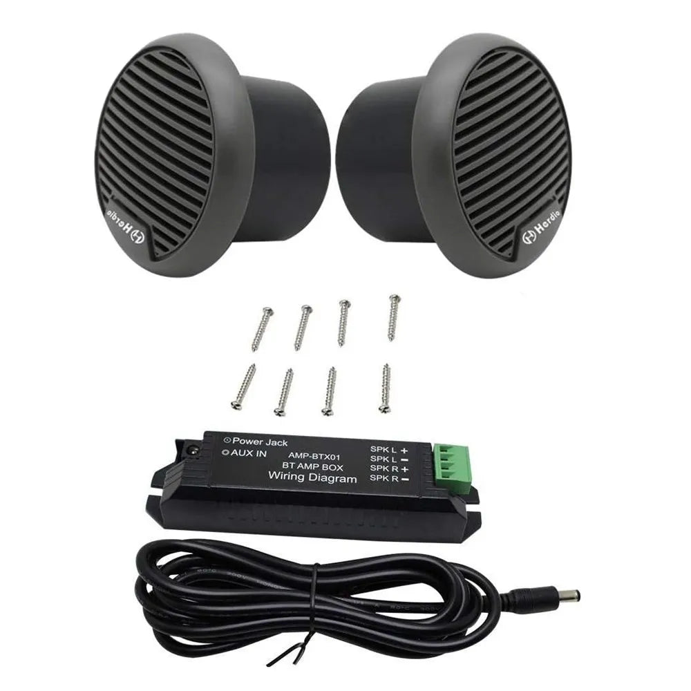 Herdio 160W 3 Inch Marine Boat Waterproof Speakers