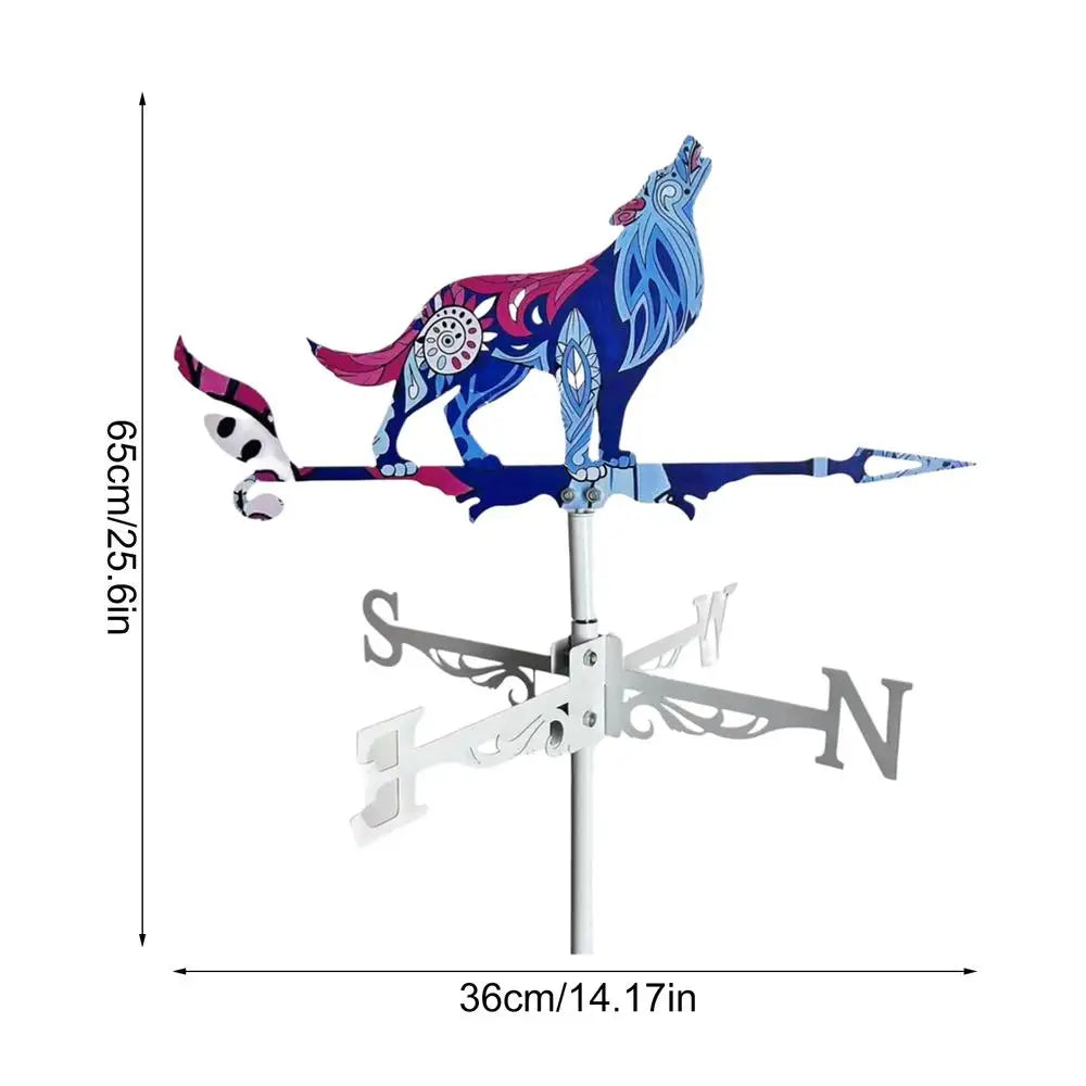 Rooster Wind Vane Rooftop Weather Vane