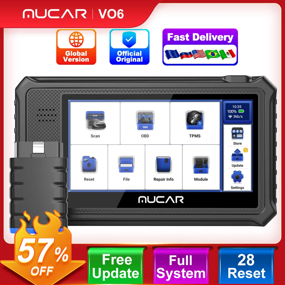 MUCAR VO6 Professional Car Diagnostics Tools